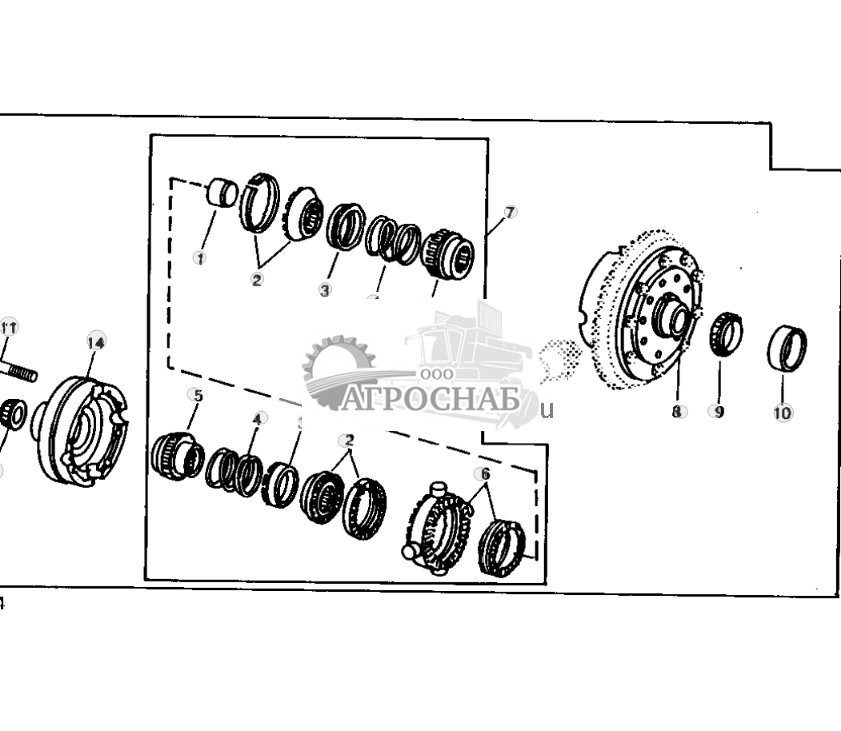 No Spin Front Differential Kit 